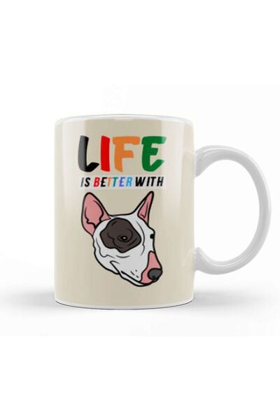 Baskı Dükkanı Funny Dog Lover Gift For Men Mug Cup Porcelain