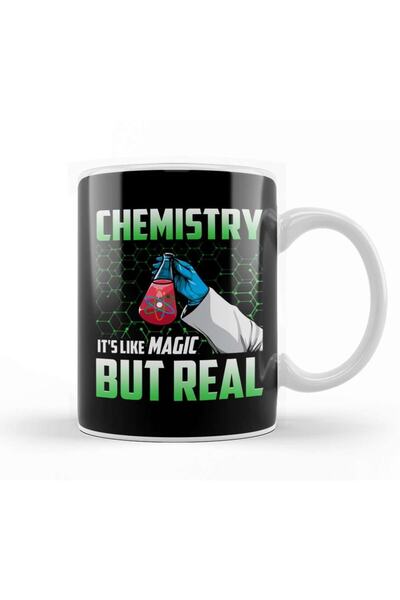 Baskı Dükkanı كوب من البورسلين للطلاب من Chemistry It S Like Magic But Real S...