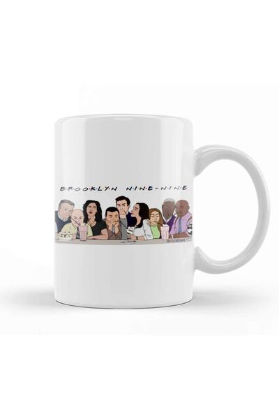 Baskı Dükkanı كوب بورسلين من The One Where They Are Back Brooklyn 99