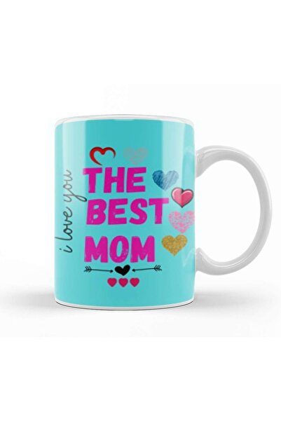 Baskı Dükkanı كوب بورسلين لعيد الأم 2021 من Best Mom Mommy Est
