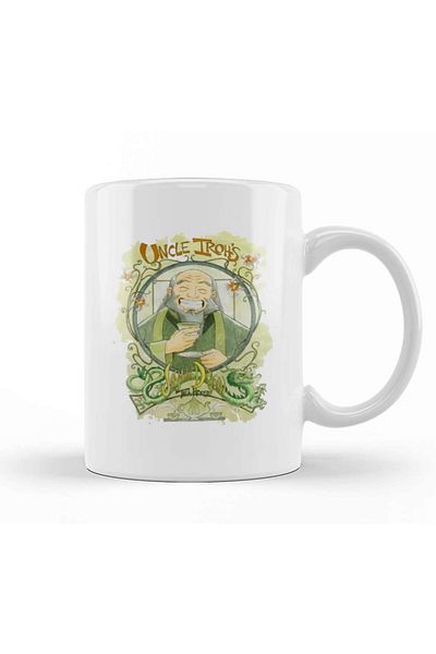 Baskı Dükkanı الصورة الرمزية The Last Airbender Unlce Iroh Dragon Tea مج زجاجي من البورسلين