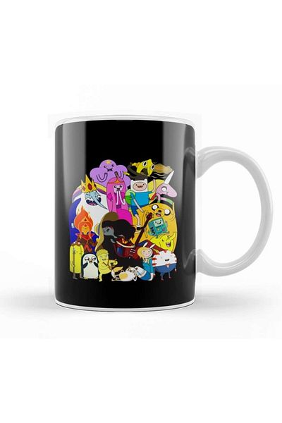 Baskı Dükkanı كوب بورسلين من Adventure Time Finn And Jake