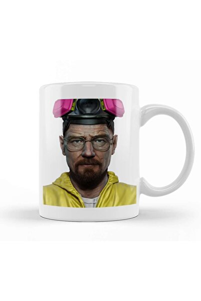 Baskı Dükkanı كوب بريكنج باد والتر وايت زجاج بورسلين