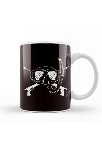 Spearfishing Spearfisher Speargun Spear Underwater Freedive Mug Porcelain