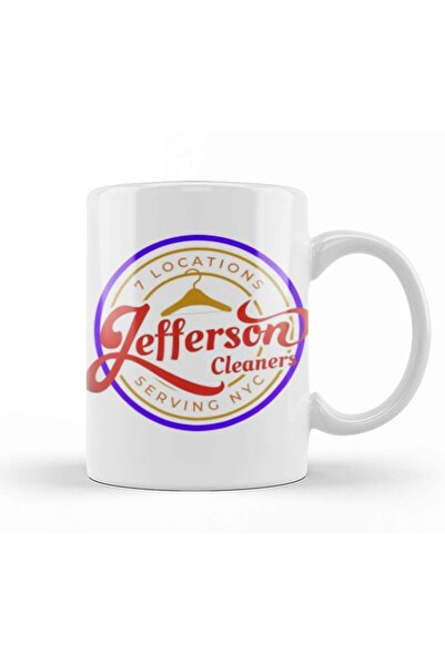 Baskı Dükkanı كوب بورسلين بتصميم قوس قزح ريترو من جيفرسون