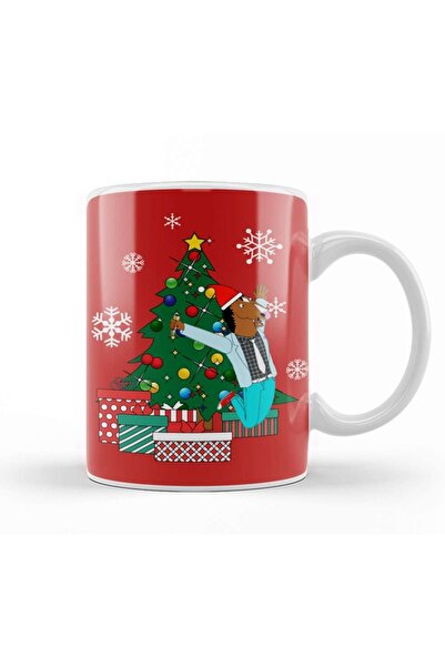 Baskı Dükkanı كوب بوجاك هورسمان حول شجرة عيد الميلاد من البورسلين