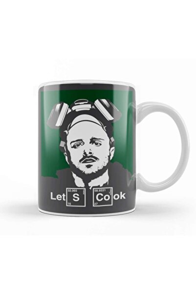 Baskı Dükkanı كوب من البورسلين الزجاجي إصدار جيسي بينكمان من Let's Cook