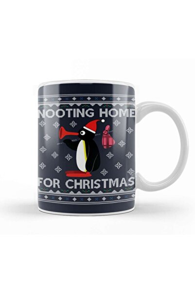 Baskı Dükkanı كوب نوتنج هوم لعيد الميلاد من البورسلين