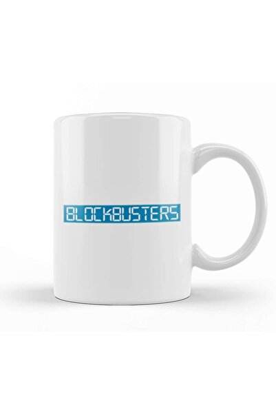 Baskı Dükkanı كوب من البورسلين بشعار Retro Blockbusters