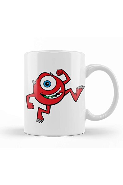 Baskı Dükkanı كوب كوب مونستر أحمر بورسلين