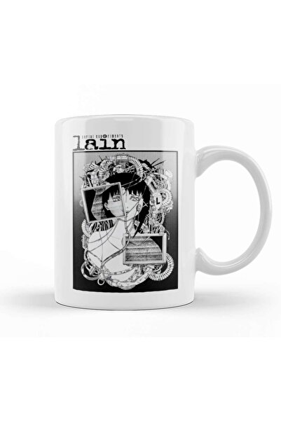 Baskı Dükkanı كوب من البورسلين من Serial Experiments Lain Manga