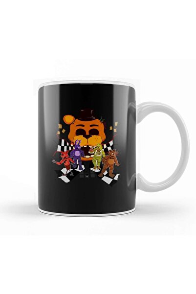 Baskı Dükkanı كوب بورسلين من First Night Neon Fnaf