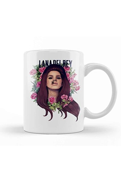 Baskı Dükkanı لانا ديل ري فلاور أوف لانا كوب بورسلين