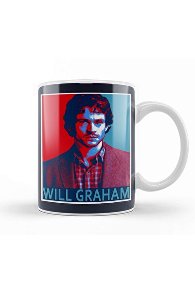 Baskı Dükkanı Blood Will Graham Kupa Bardak Porselen