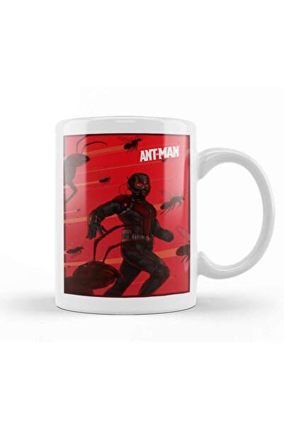 Baskı Dükkanı Ant Man Mug Cup Porcelain