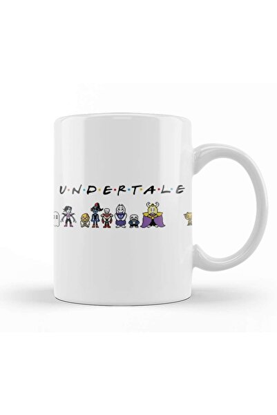 Baskı Dükkanı Undertale Friends 05 Kupa Bardak Porselen