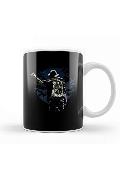 Baskı Dükkanı كوب زومبي مايكل جاكسون من البورسلين