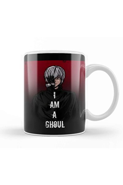 Baskı Dükkanı كوب من البورسلين I Am A Ghoul Tokyo Ghoul