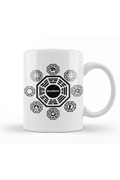 Lost Dharma Stations Mug Porcelain