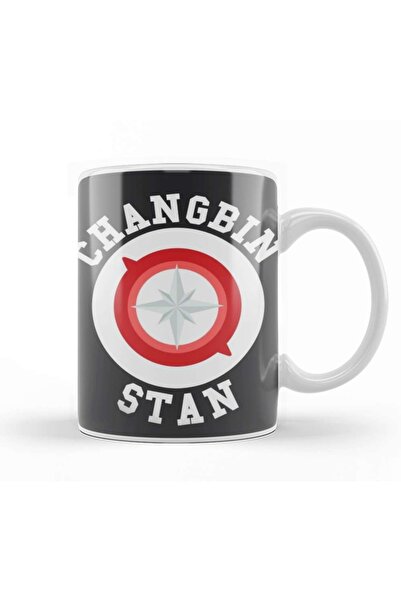 Baskı Dükkanı Stray Kids Skz Changbin Mug Cup Porcelain