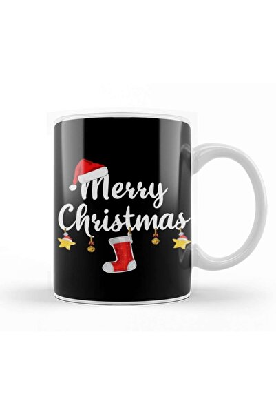 Baskı Dükkanı مفهوم العام الجديد لعيد الميلاد المجيد 020 كوب بورسلين