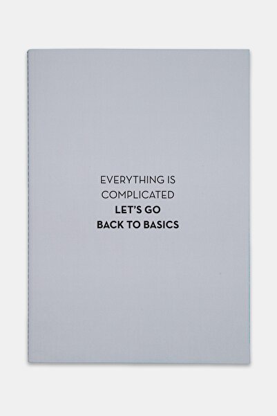 PK Design Ατζέντα Επιστροφής στα Βασικά - Γκρι