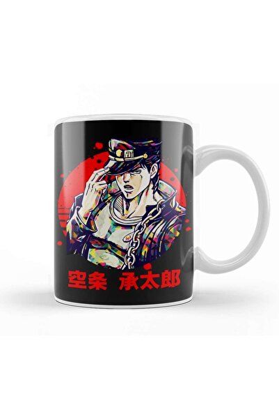 Baskı Dükkanı كوب جوجوس بيزار أدفينتشر جوتارو كوجو مصنوع من البورسلين الزجاجي