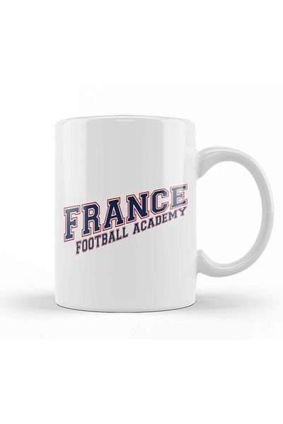 Baskı Dükkanı French Football France Academy World Football Championship 2018 Trophy Cup Porcelain