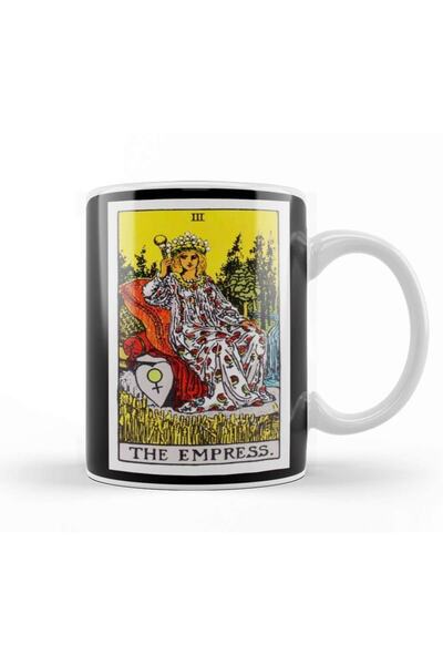 Baskı Dükkanı بطاقة التارو الإمبراطورة رايدر وايت 01 كوب بورسلين