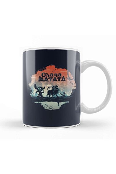 Baskı Dükkanı كوب ليلو وستيتش أوهانا ماتاتا من البورسلين