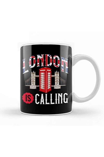 Baskı Dükkanı كوب من البورسلين من Awesome London Is Calling Skyline Uk