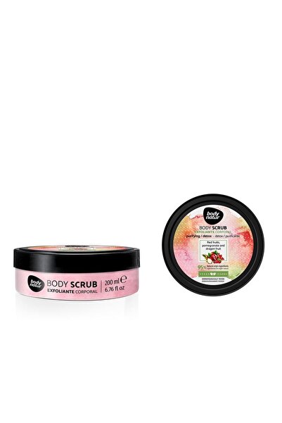 Body Natur Body Scrub Exfoliante Corporal Frutos Rojos, Granada Y Fruta Del D...