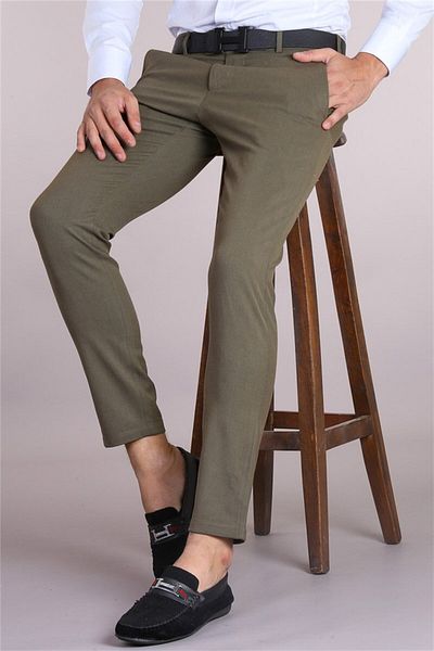 Tarz Cool Italian Cut Slim Fit Seasonal Khaki Trousers