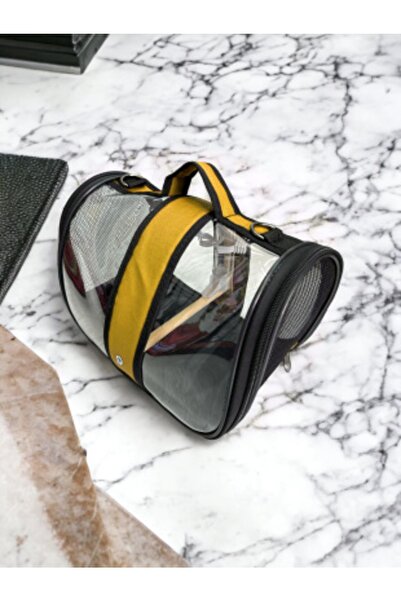 ENS PLASTİK Kuş Taşıma Çantası Suluklu Tünekli 32x22x20 Kraker Hediyeli