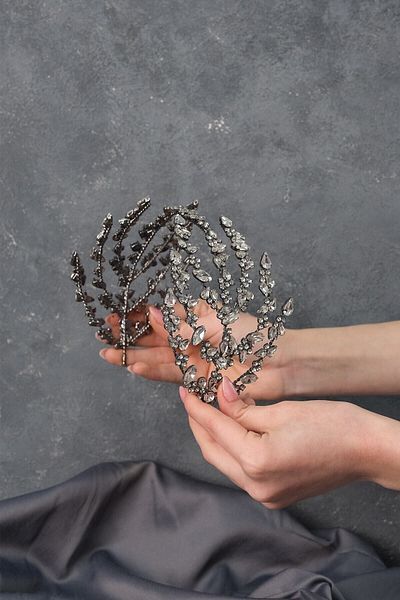Bride Aksesuar Dünyası Accesoriu pentru păr de mireasă Helen Bridal Henna Crown – Coroană – Coroană – Coroană