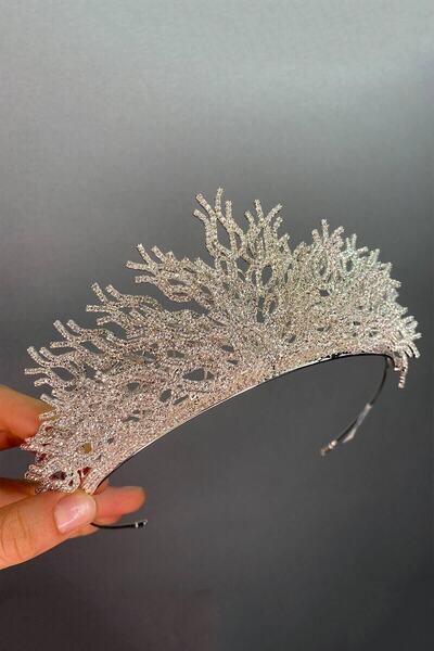 Bride Aksesuar Dünyası Средна булчинска корона Canis 3d за най-красивите булки – Crown – Crown – Crown