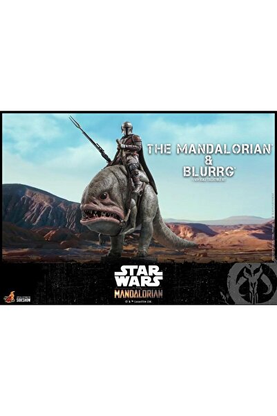 Hot Toys Mandalorian & Blurrg Sixth Scale Figure Set - 908287 - Tms46 - Star Wars / The Mandalorian