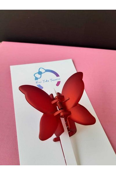Nini Pearlescent Butterfly Clamp Buckle