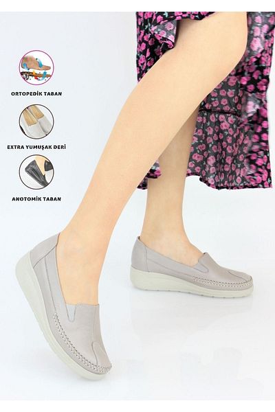 DOCKA Women's Genuine Leather Daily Orthopedic Shoes