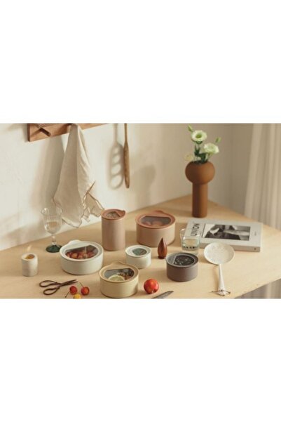 NEOFLAM 0128 D-neone042-03 Fıka One Seramık Saklama Kabı 420ml Pembe