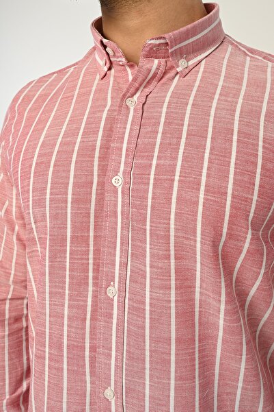 Piola Club Striped Slim Fit Men's Shirt