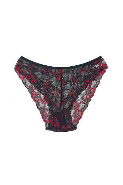 HNX Double Color Lace High Waist Women's Panties