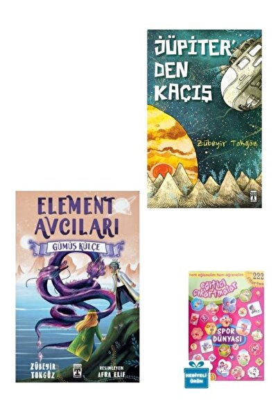 Timaş Çocuk Boyama Hediyeli- Element Avcıları - Jüpiterden Kaçış - 4. 5. 6. 7...
