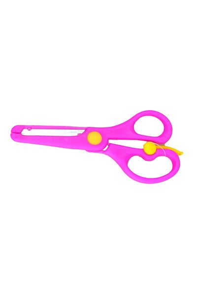 Kids Like Protected Spring Students' Scissors - Pink