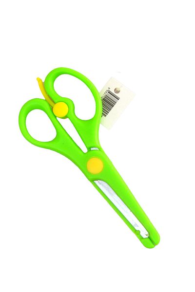 Kids Like Protected Spring Students' Scissors - Green
