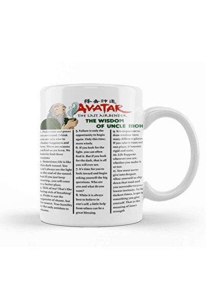 Baskı Dükkanı The Last Movie Airbender The Wisdom Of Uncle Iroh Avatar Cartoo...
