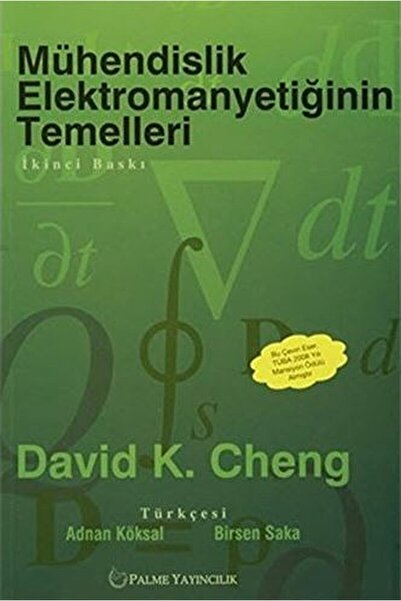 Palme Yayıncılık Mühendislik Elektromanyetiğinin Temelleri / David K. Cheng / / 9789758982998