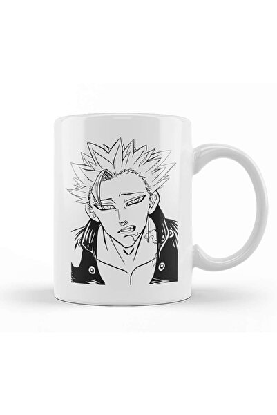 Baskı Dükkanı كوب بورسلين من Fox Sin Of Greed Ban The Seven Deadly Sins