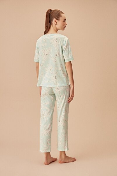 SUWEN Minty Maskülen Pijama Takımı