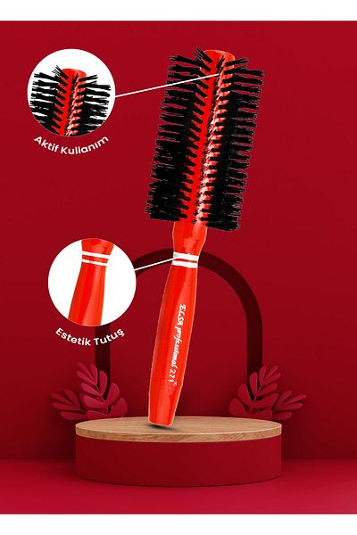 ELSA Professional 271 Red Hair Brush